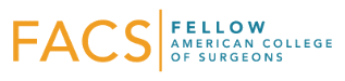 American College of Surgeons Fellow logo representing board-certified surgeon at Ditesheim Cosmetic Surgery, Charlotte